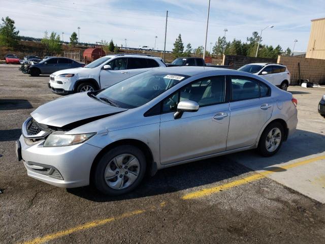 HONDA CIVIC LX 2014 with VIN 2HGFB2F54EH516787 - Photo from auction