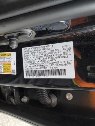 Photo 14 from auction – 2022 HONDA PILOT TOUR with VIN 5FNYF5H91NB000423
