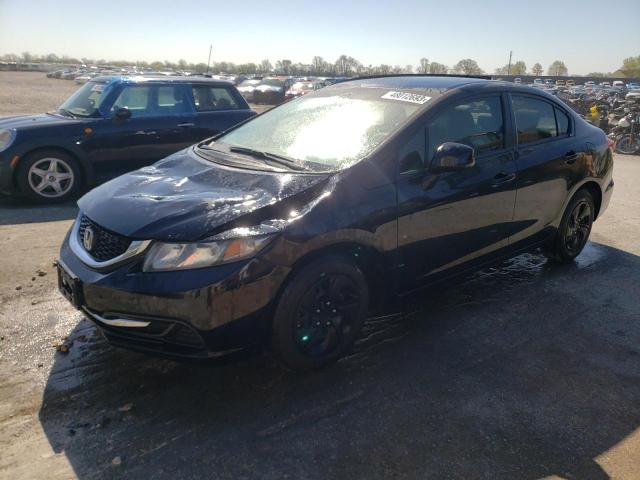 HONDA CIVIC LX 2013 with VIN 19XFB2F5XDE015587 - Photo from auction