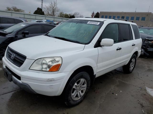 Photo 1 from auction – 2003 HONDA PILOT EXL with VIN 2HKYF18613H556079