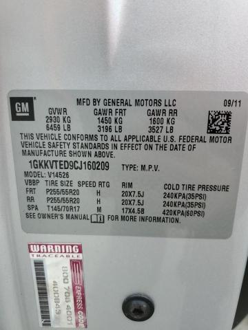 Photo 14 from auction – 2012 GMC ACADIA DEN with VIN 1GKKVTED9CJ160209