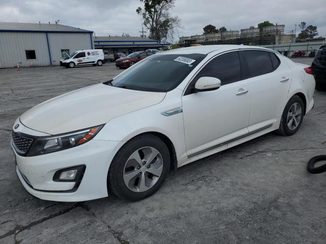 KIA OPTIMA HYB 2015 with VIN KNAGM4AD0F5084101 - Photo from auction