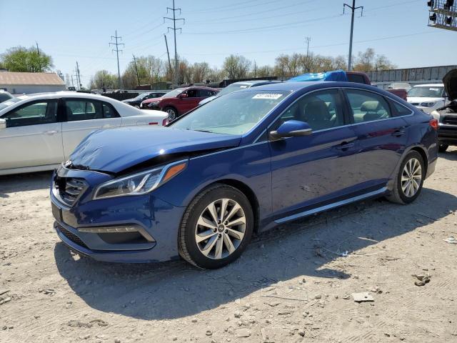 HYUNDAI SONATA SPO 2017 with VIN 5NPE34AF1HH467546 - Photo from auction