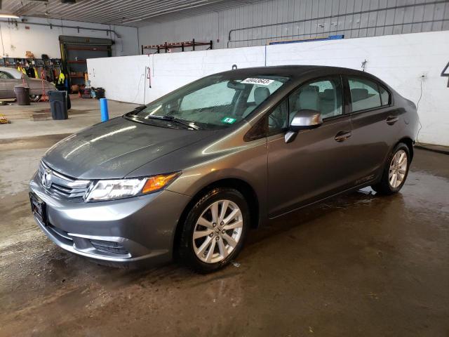 HONDA CIVIC EXL 2012 with VIN 2HGFB2F96CH501661 - Photo from auction