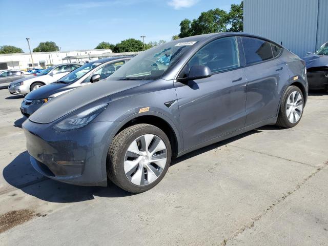 TESLA MODEL Y 2022 with VIN 7SAYGDEE8NF346299 - Photo from auction