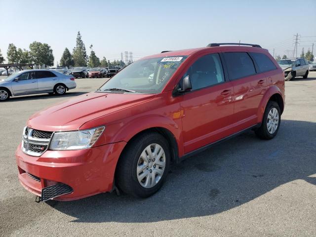 DODGE JOURNEY SE 2018 with VIN 3C4PDCAB7JT443531 - Photo from auction