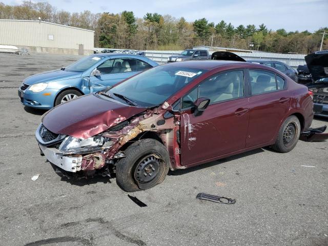 HONDA CIVIC LX 2013 with VIN 2HGFB2F53DH535975 - Photo from auction