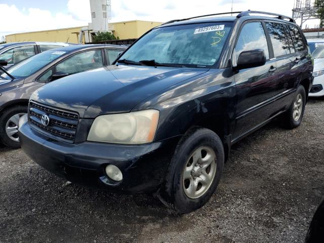 TOYOTA HIGHLANDER 2003 with VIN JTEGF21A630086155 - Photo from auction