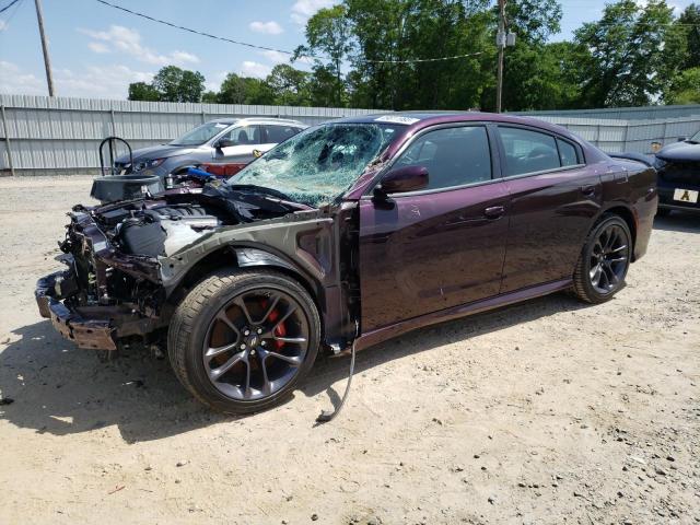 DODGE CHARGER SC 2022 with VIN 2C3CDXGJ4NH220838 - Photo from auction