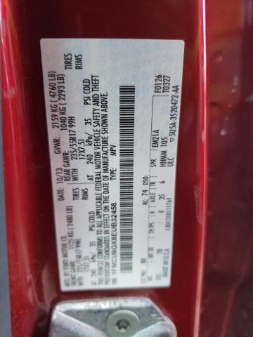 Photo 14 from auction – 2014 FORD ESCAPE SE with VIN 1FMCU9GX8EUB32458