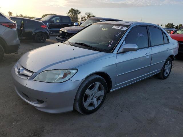 HONDA CIVIC EX 2004 with VIN 2HGES25754H609704 - Photo from auction