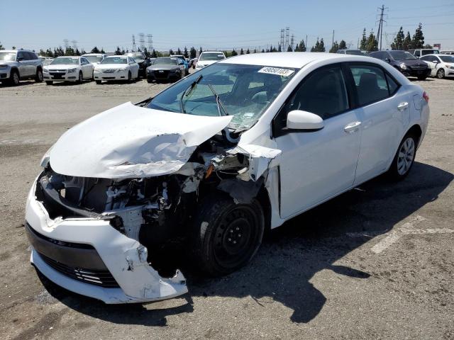 TOYOTA COROLLA L 2015 with VIN 2T1BURHE8FC349908 - Photo from auction