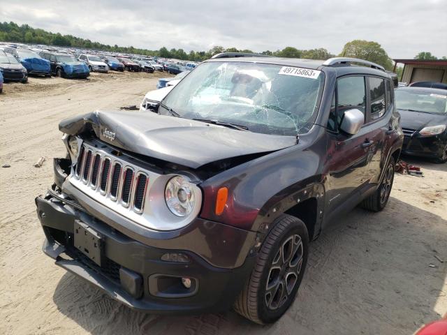 JEEP RENEGADE L 2017 with VIN ZACCJBDB2HPG56384 - Photo from auction