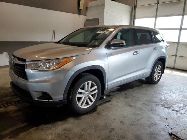 TOYOTA HIGHLANDER 2014 with VIN 5TDBKRFH3ES030179 - Photo from auction