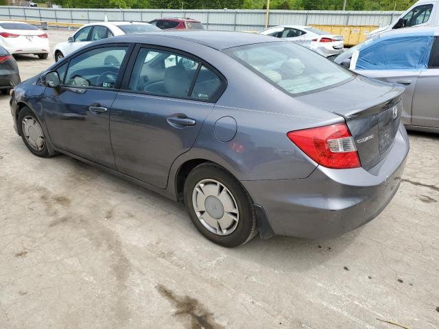 Photo 2 from auction – 2012 HONDA CIVIC HF with VIN 2HGFB2F6XCH527329