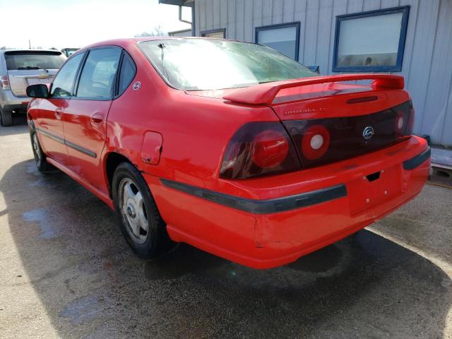 Photo 2 from auction – 2001 CHEVROLET IMPALA LS with VIN 2G1WH55K619124669