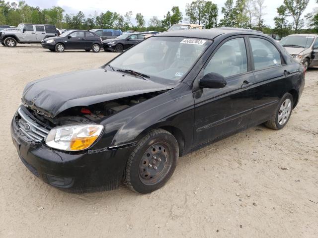 KIA SPECTRA EX 2008 with VIN KNAFE121785531585 - Photo from auction