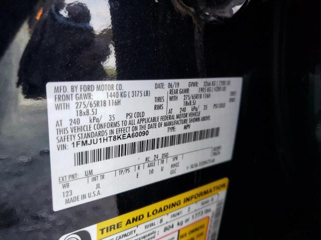 Photo 14 from auction – 2019 FORD EXPEDITION with VIN 1FMJU1HT8KEA60090