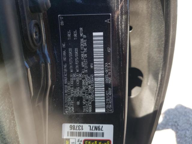 Photo 14 from auction – 2018 TOYOTA SEQUOIA PL with VIN 5TDDY5G1XJS156440
