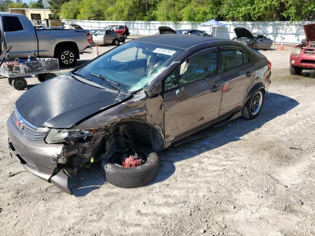 HONDA CIVIC LX 2012 with VIN 2HGFB2F53CH518334 - Photo from auction