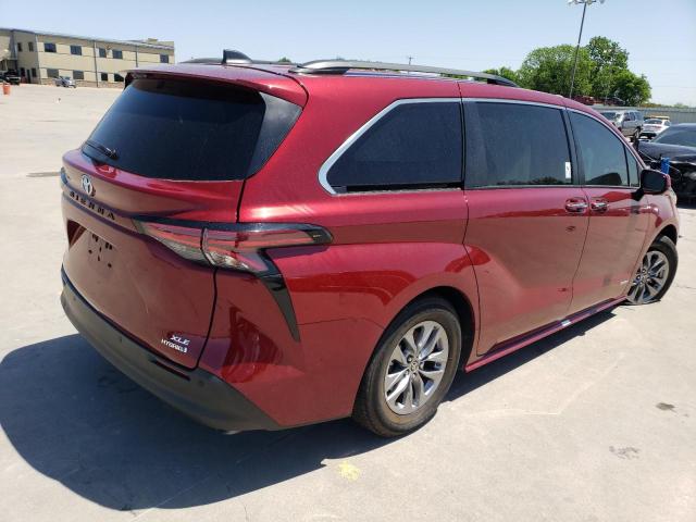 Photo 3 from auction – 2021 TOYOTA SIENNA XLE with VIN 5TDYRKEC8MS040563
