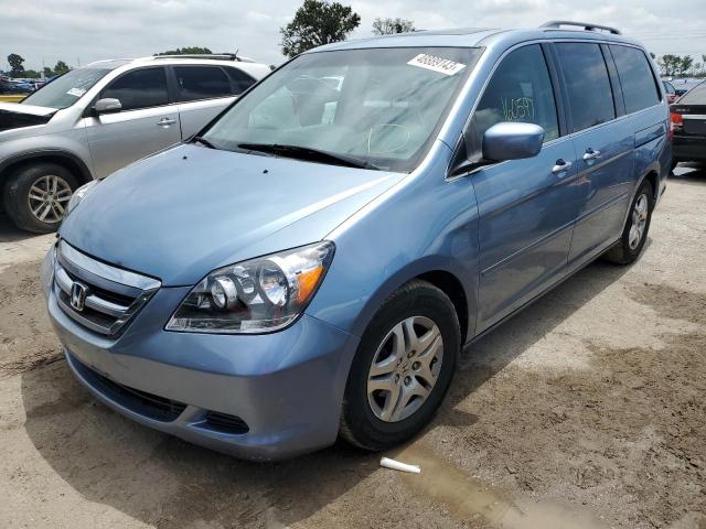 HONDA ODYSSEY EX 2007 with VIN 5FNRL38647B078916 - Photo from auction