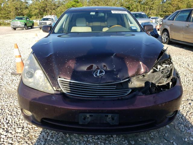 Photo 5 from auction – 2005 LEXUS ES 330 with VIN JTHBA30G755098781