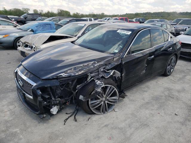 INFINITI Q50 BASE 2014 with VIN JN1BV7AR8EM685156 - Photo from auction