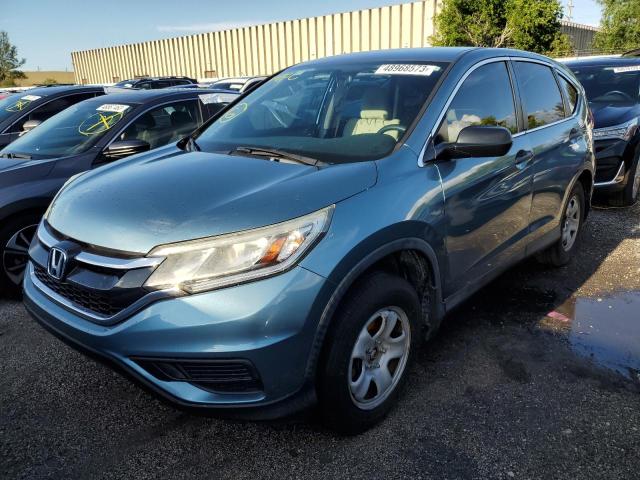 HONDA CR-V LX 2015 with VIN 2HKRM3H39FH546934 - Photo from auction
