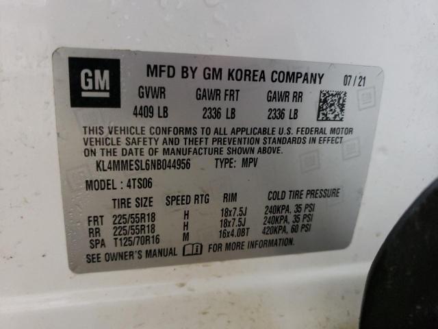 Photo 14 from auction – 2022 BUICK ENCORE GX with VIN KL4MMESL6NB044956