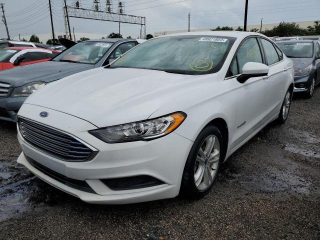 FORD FUSION SE 2018 with VIN 3FA6P0LU8JR212348 - Photo from auction