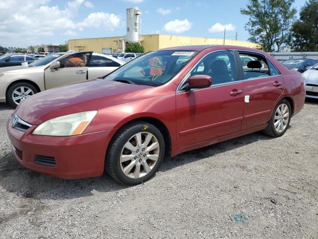 HONDA ACCORD EX 2007 with VIN 1HGCM66507A003087 - Photo from auction