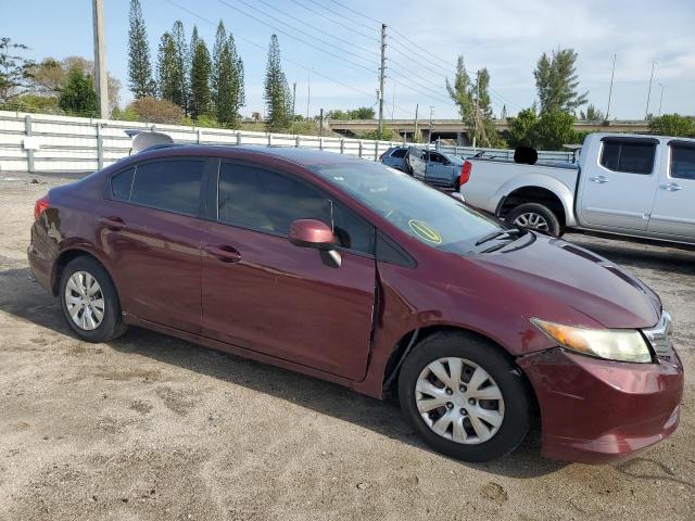 Photo 4 from auction – 2012 HONDA CIVIC LX with VIN 19XFB2F59CE085726