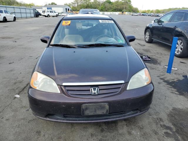 Photo 5 from auction – 2001 HONDA CIVIC EX with VIN 2HGES26751H508737