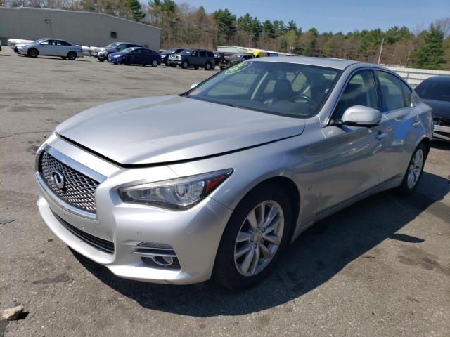 INFINITI Q50 BASE 2014 with VIN JN1BV7ARXEM705861 - Photo from auction