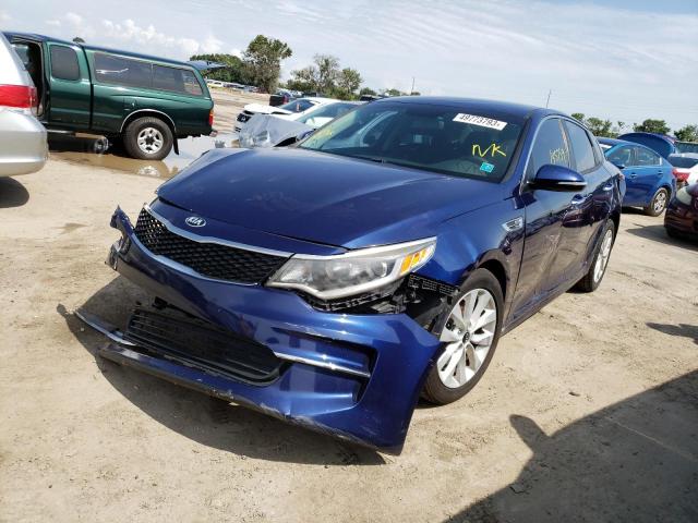 KIA OPTIMA LX 2017 with VIN 5XXGT4L37HG132492 - Photo from auction