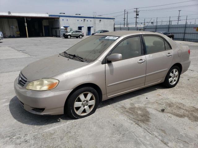 TOYOTA COROLLA CE 2003 with VIN 1NXBR32E83Z105404 - Photo from auction