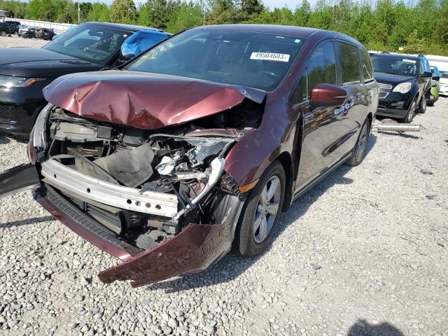 Photo 1 from auction – 2018 HONDA ODYSSEY EX with VIN 5FNRL6H74JB074947