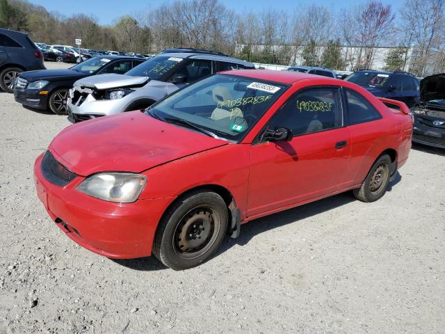 Photo 1 from auction – 2001 HONDA CIVIC LX with VIN 1HGEM215X1L034898