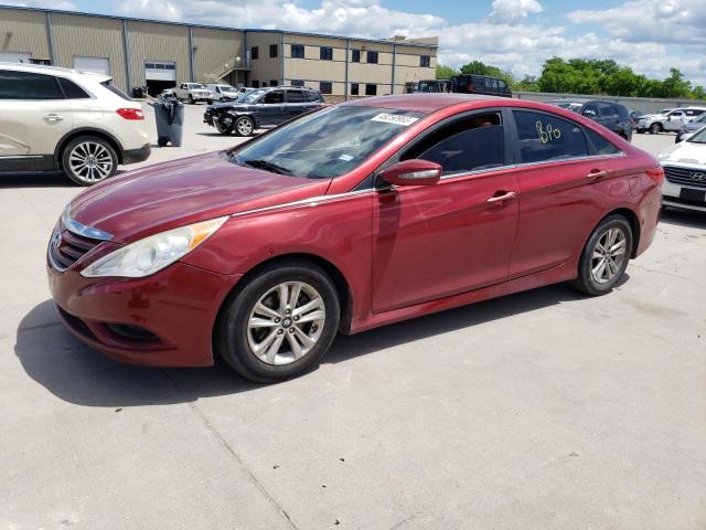 HYUNDAI SONATA GLS 2014 with VIN 5NPEB4AC6EH832940 - Photo from auction