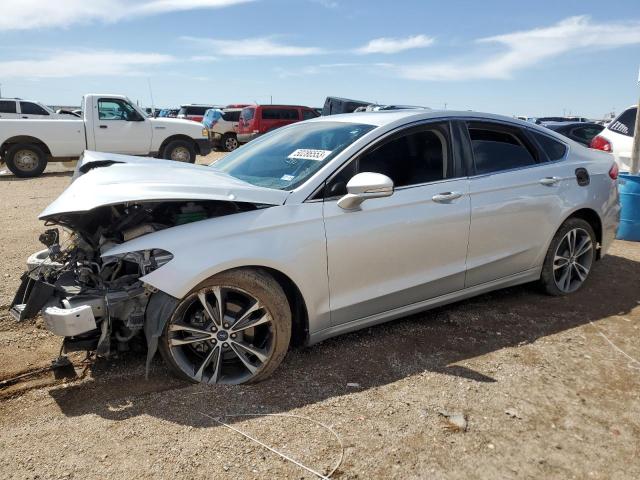 FORD FUSION TIT 2019 with VIN 3FA6P0D93KR124366 - Photo from auction
