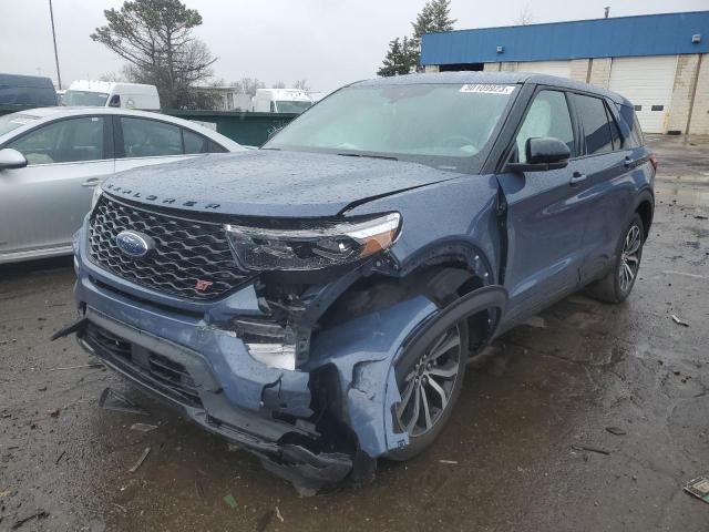 FORD EXPLORER S 2021 with VIN 1FM5K8GC9MGB49689 - Photo from auction