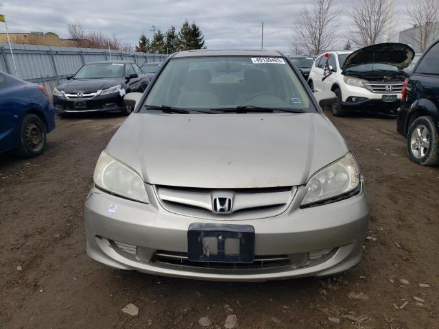 Photo 5 from auction – 2005 HONDA CIVIC LX with VIN 2HGES16635H033273