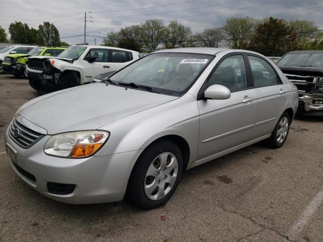 KIA SPECTRA EX 2008 with VIN KNAFE122585521842 - Photo from auction