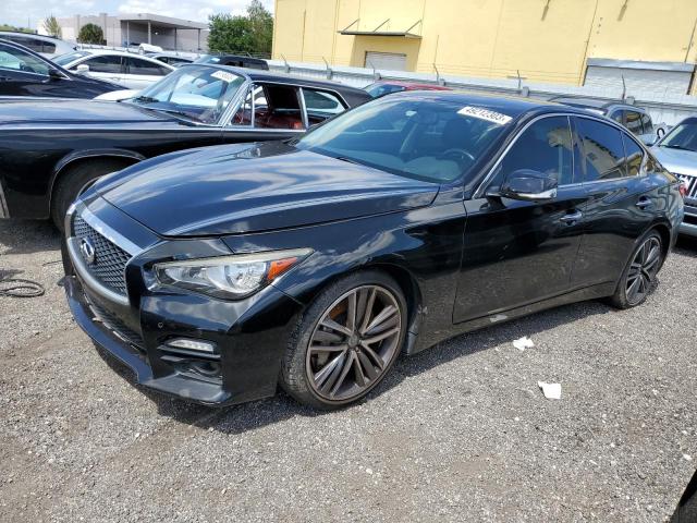 INFINITI Q50 BASE 2014 with VIN JN1BV7AP1EM690228 - Photo from auction