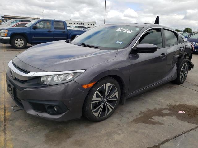 HONDA CIVIC EX 2017 with VIN 19XFC1F4XHE025749 - Photo from auction