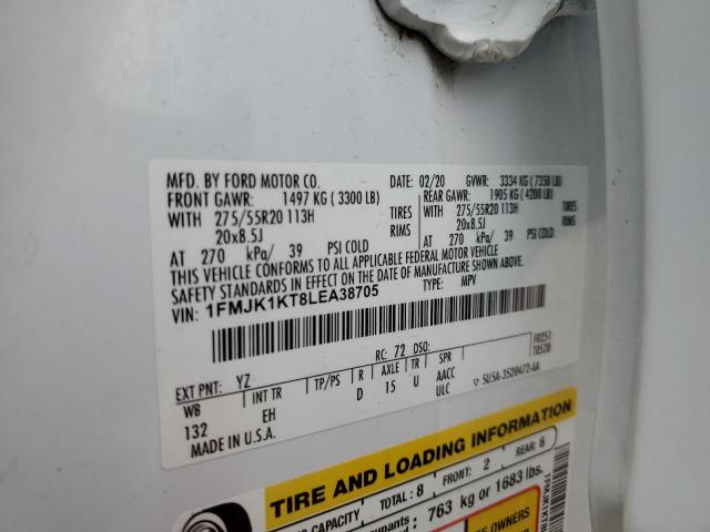 Photo 14 from auction – 2020 FORD EXPEDITION with VIN 1FMJK1KT8LEA38705