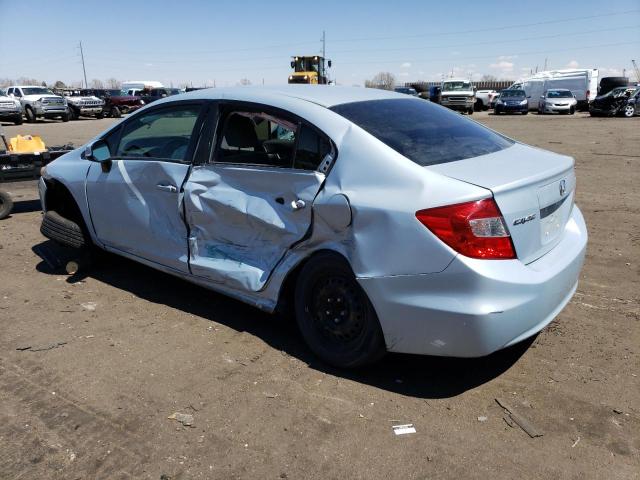 Photo 2 from auction – 2012 HONDA CIVIC LX with VIN JHMFB2F55CS002594