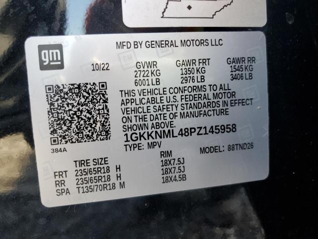Photo 14 from auction – 2023 GMC ACADIA SLT with VIN 1GKKNML48PZ145958