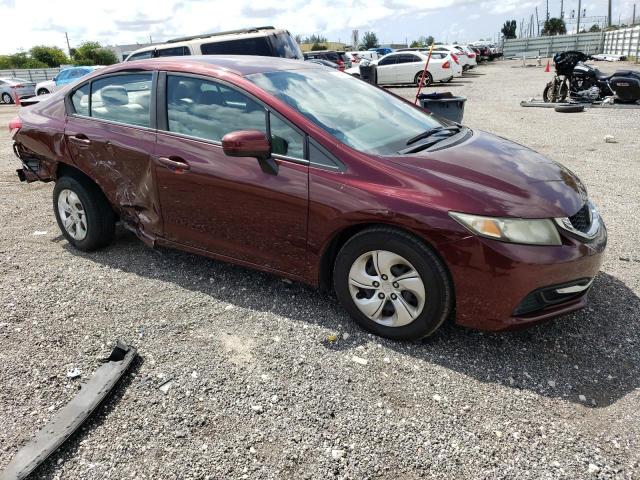 HONDA CIVIC LX 2014 with VIN 19XFB2F52EE001121 - Photo from auction